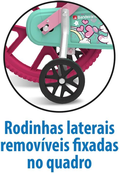 Bicicleta Aro 14 Unicornio Bandeirante