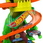 Pista de Percurso - Hot Wheels - T-Rex X - Quartel de Bombeiros - Mattel