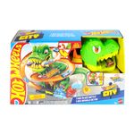 Pista de Percurso - Hot Wheels - T-Rex X - Quartel de Bombeiros - Mattel