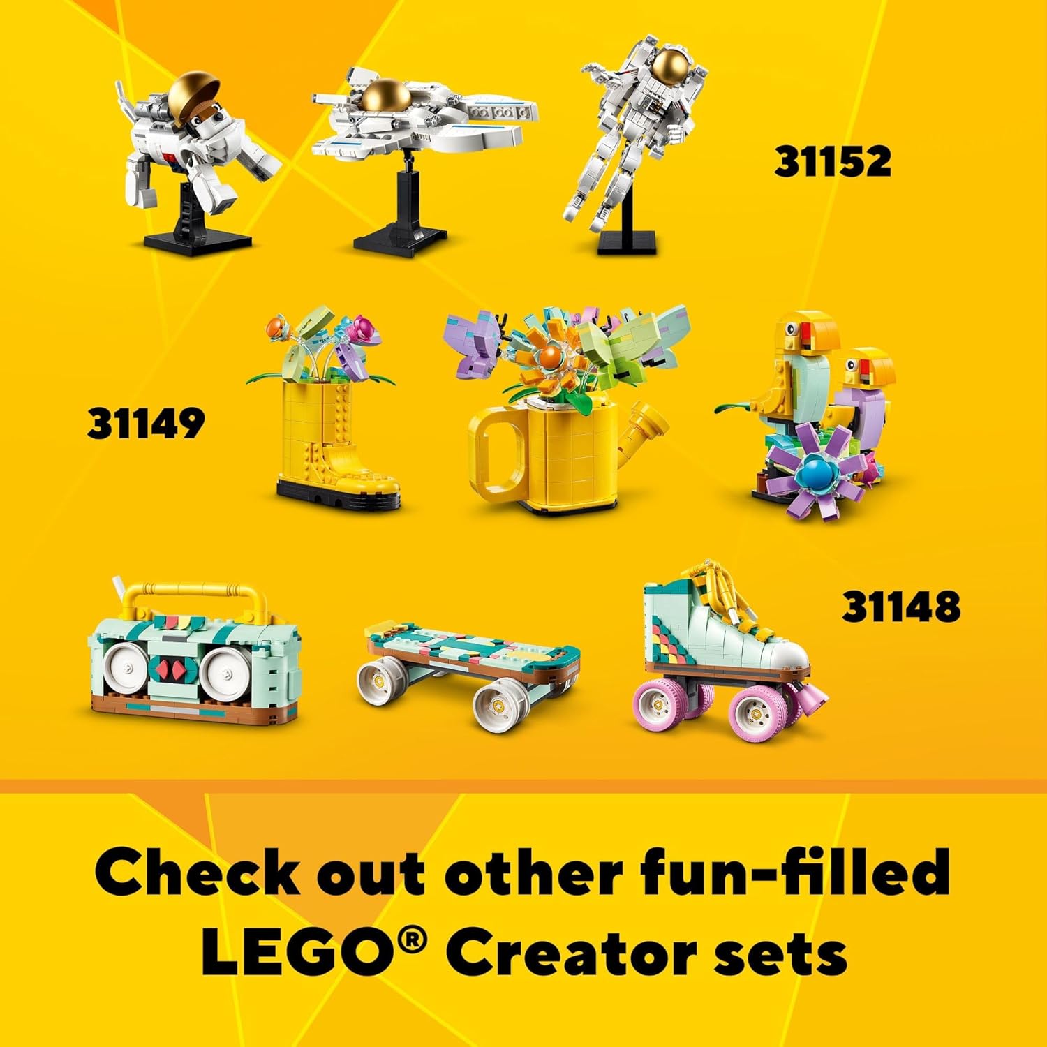 LEGO® Creator 3 em 1 – Câmera Retrô Brinquedos Interativos de Fotografia 31147