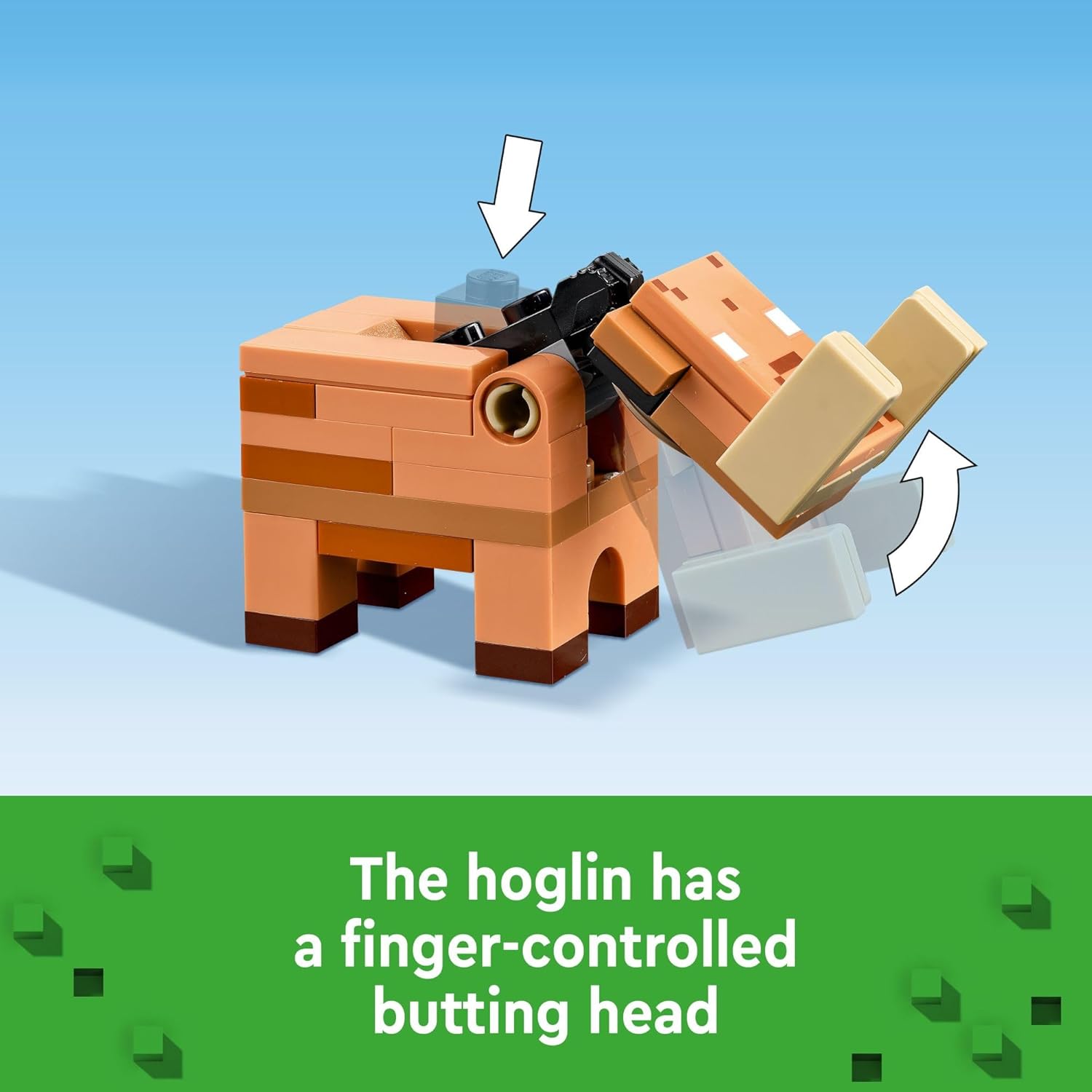 LEGO® Minecraft® – A Emboscada no Portal do Nether Brinquedo de Montar com Jogos Interativos 21255