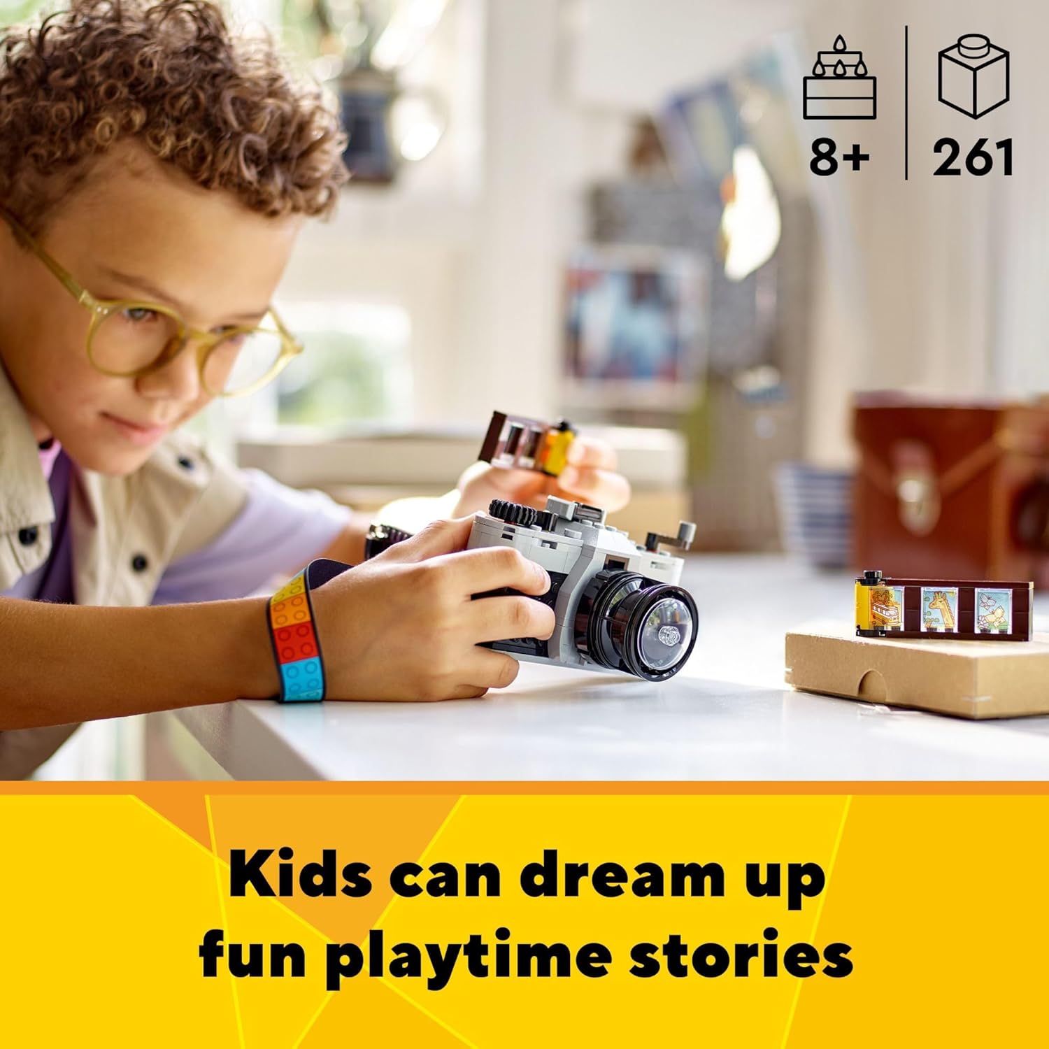 LEGO® Creator 3 em 1 – Câmera Retrô Brinquedos Interativos de Fotografia 31147