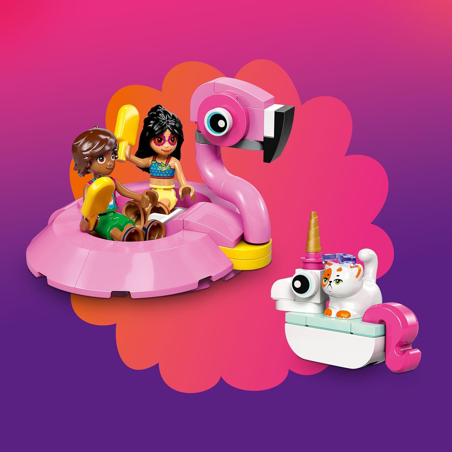 LEGO Friends Festa na Piscina com Unicórnio e Flamingo 42658
