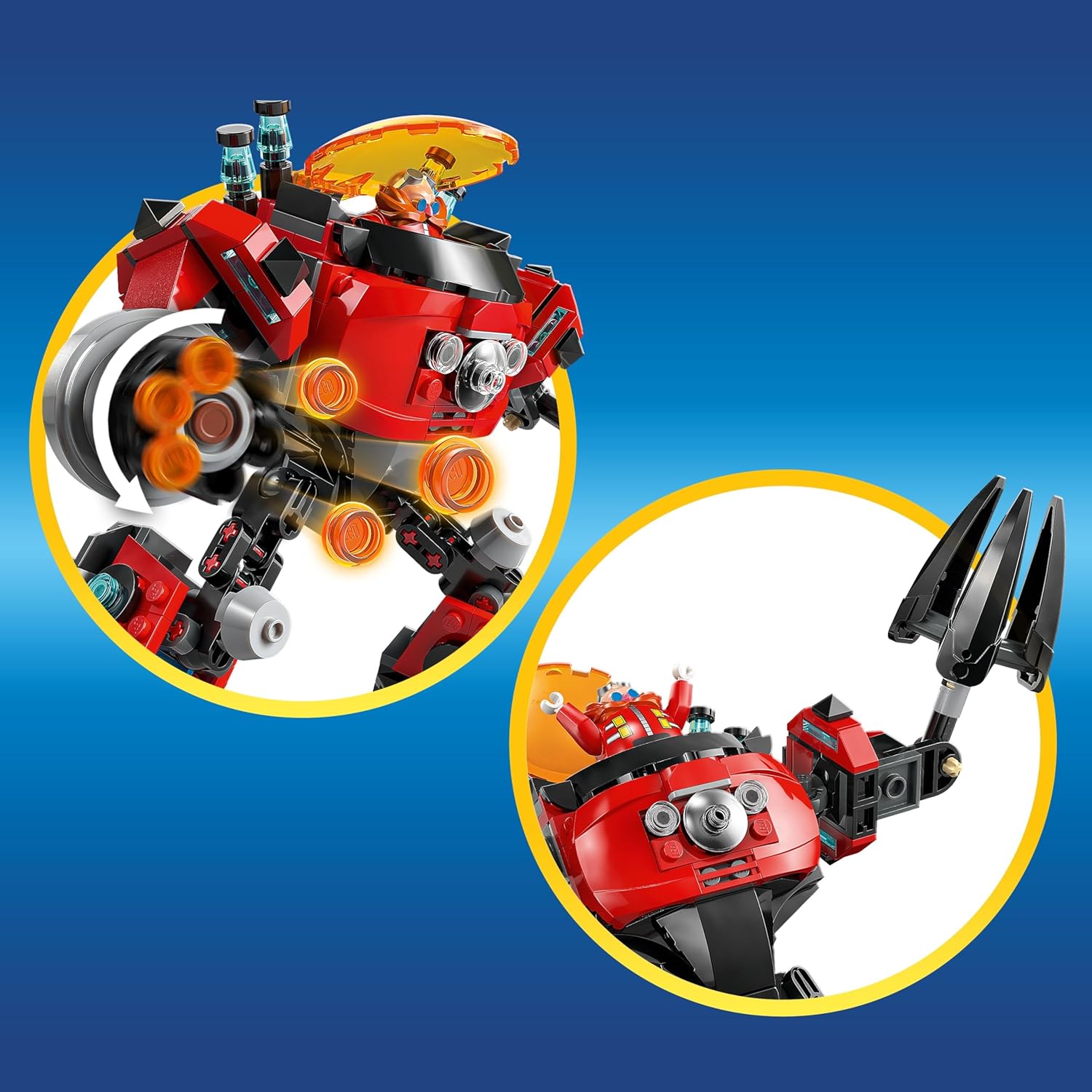 LEGO Sonic Knuckles vs. Robô Egg Crusher do Dr. Eggman 77005