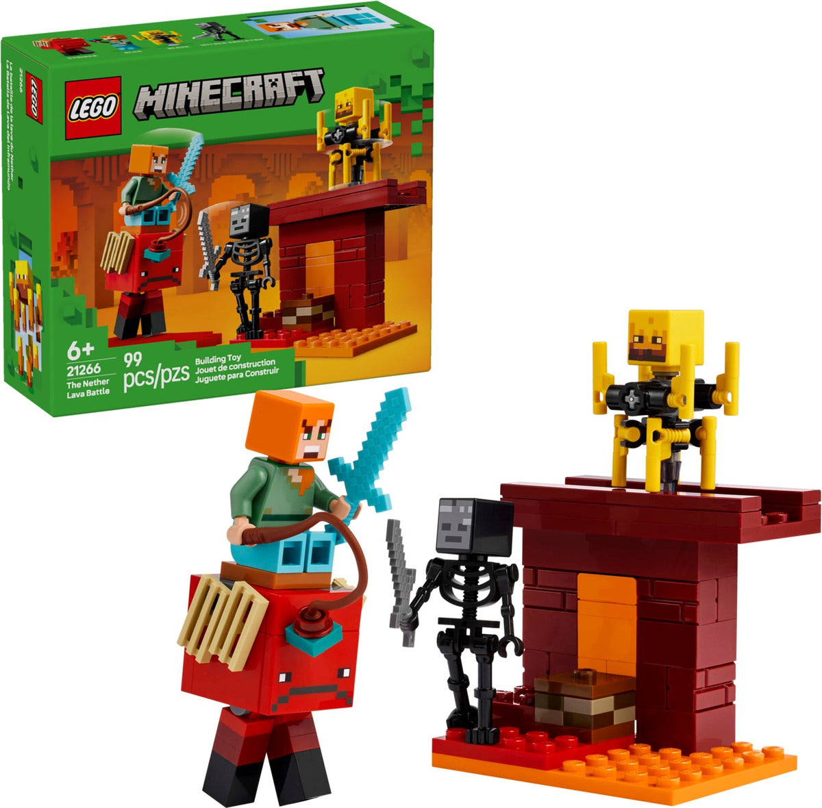 Lego® Minecraft® A Batalha De Lava No Nether 21266