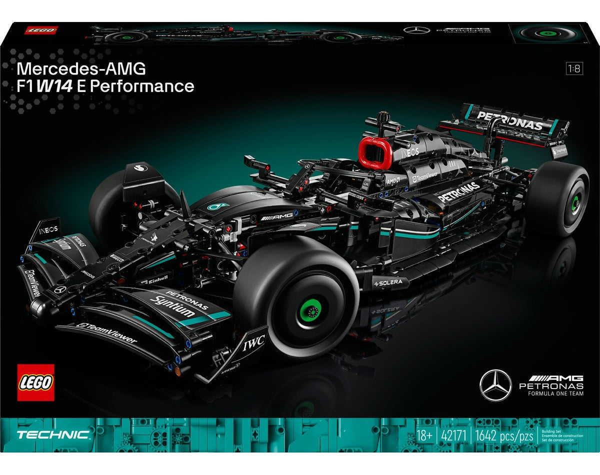 Lego Technic - Mercedes-amg F1 W14 E Performance - 42171 Quantidade de peças 1642 Versão do personagem Fórmula 1