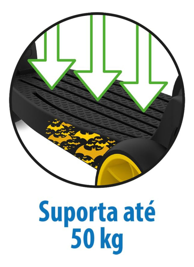 Patinete Skatenet Batman Preto Bandeirante