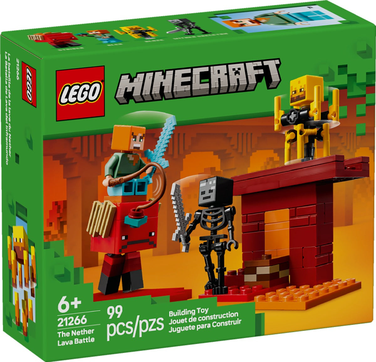 Lego® Minecraft® A Batalha De Lava No Nether 21266