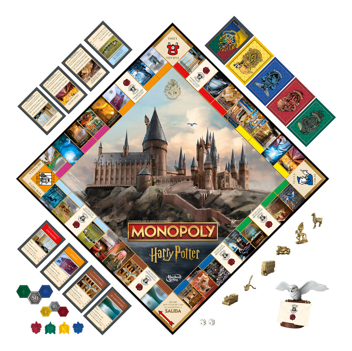Jogo de tabuleiro Monopoly Harry Potter