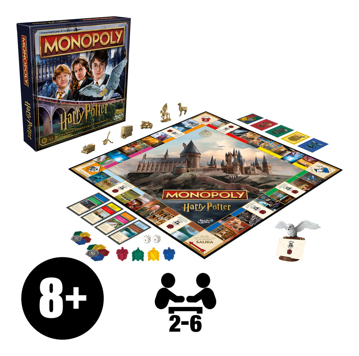 Jogo de tabuleiro Monopoly Harry Potter