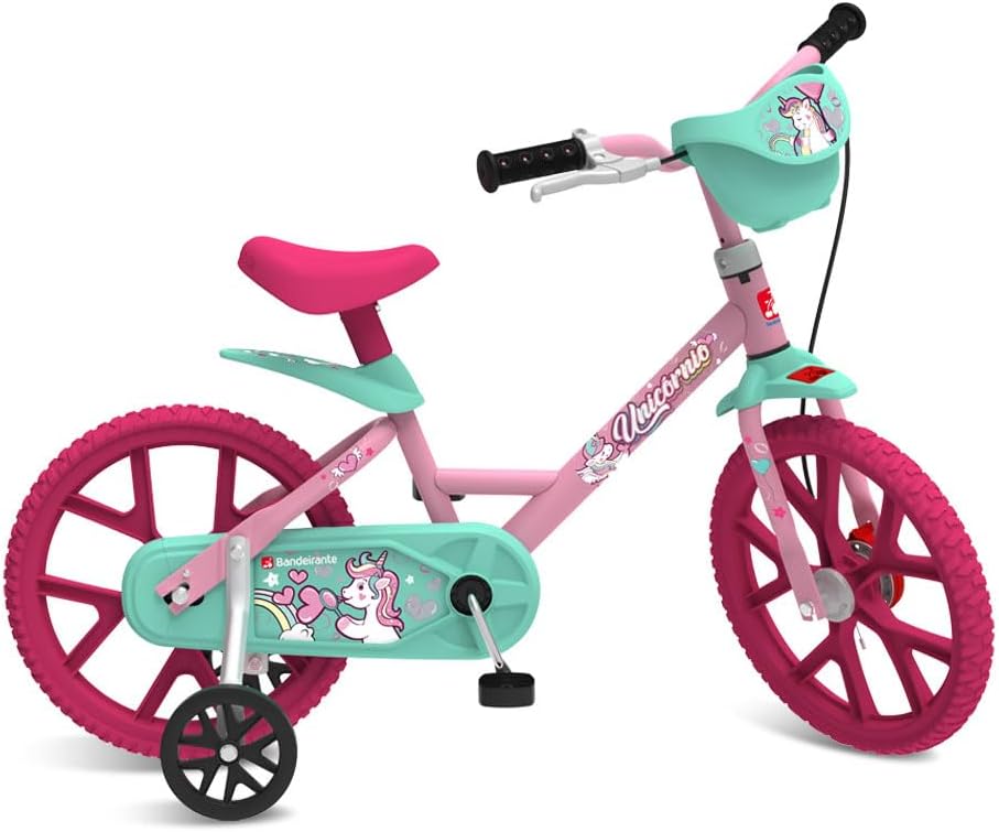 Bicicleta Aro 14 Unicornio Bandeirante