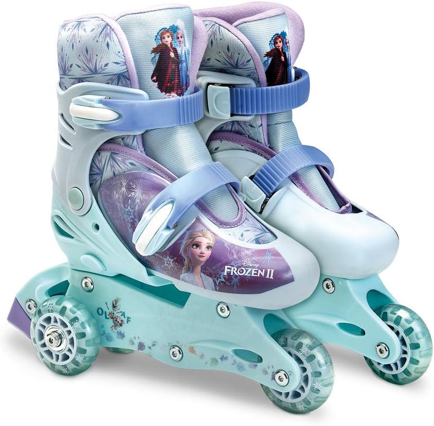 Frozen - Patins 3 Rodas Ajustável 29/32 com acessórios de segurança