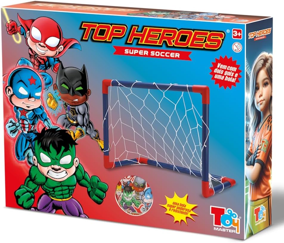 2 Golzinhos Futebol Infantil com Bola Macia Infantil Aranha