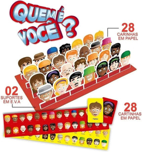 Kit de Jogos Educativos: Quem é Você? + Jogo da Memória - Diversão e Aprendizado em Família