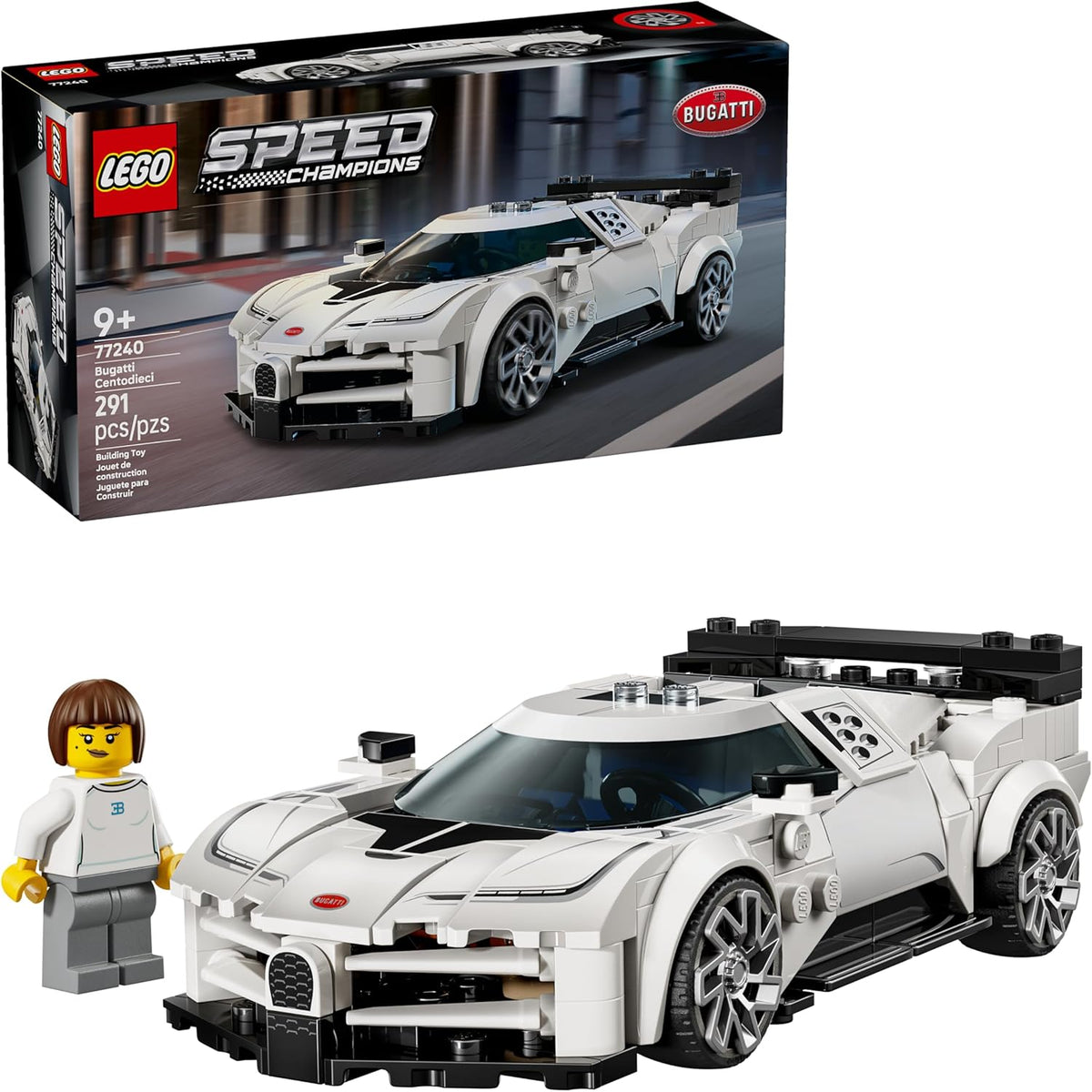 LEGO Speed Champions Hipercarro Esportivo Bugatti Centodieci 77240