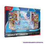 Jogo de Cartas - Pokemon - Box Greninja & Kingdra Ex - Copag