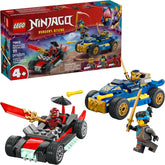 LEGO Ninjago Duelo de Carros de Corrida de Rogue vs. Drix 71840