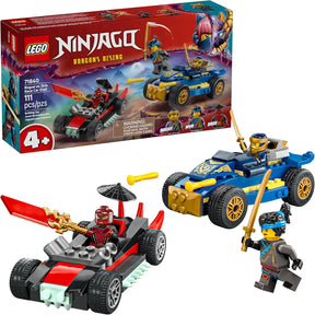 LEGO Ninjago Duelo de Carros de Corrida de Rogue vs. Drix 71840