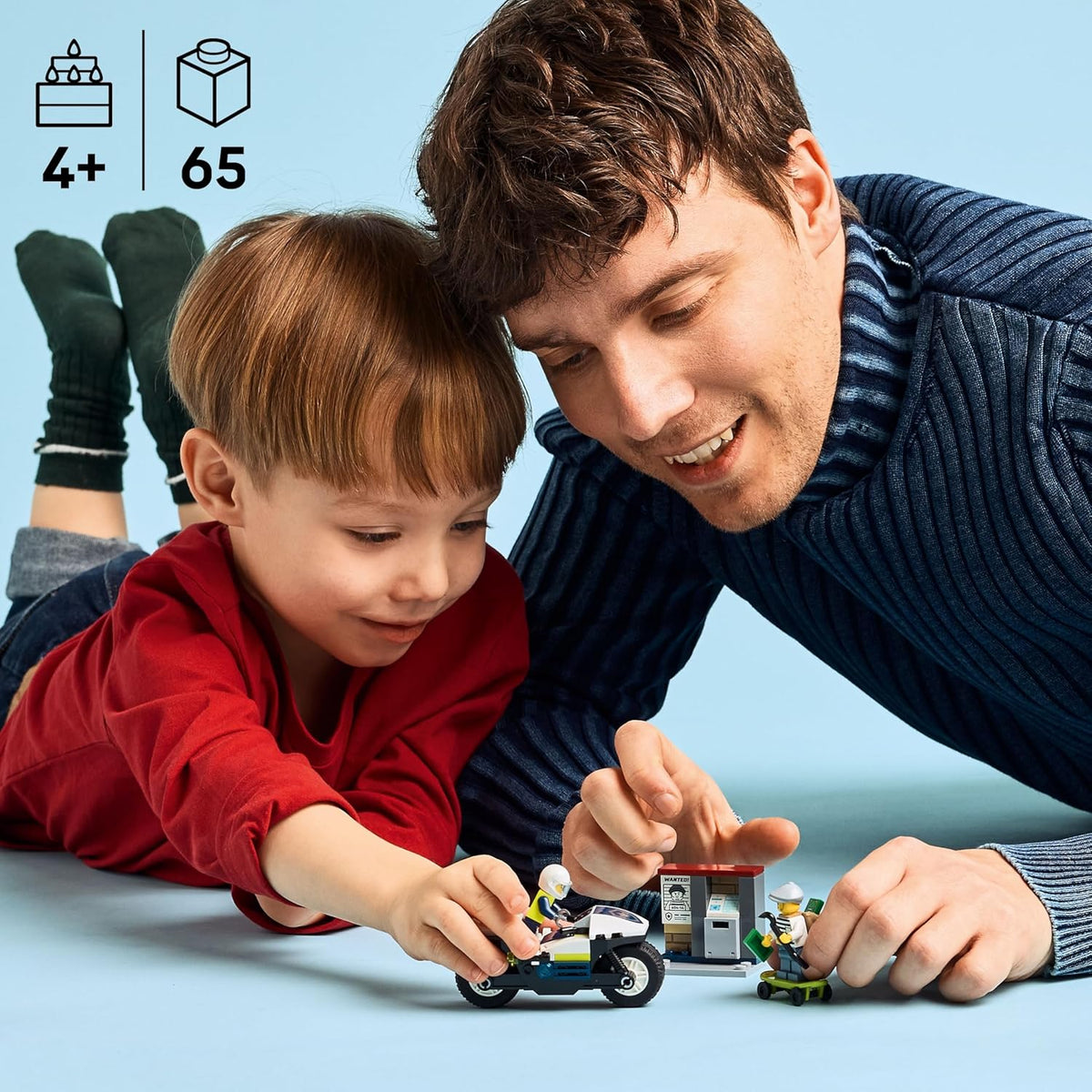 LEGO City Police Perseguição com Motocicleta da Polícia 60455