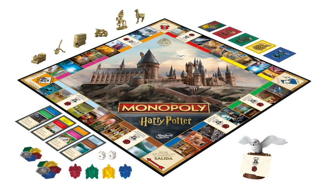 Jogo de tabuleiro Monopoly Harry Potter